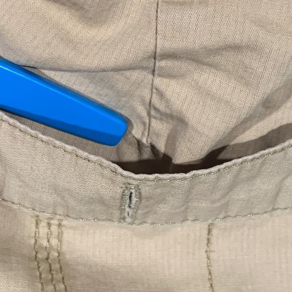 Eddie Bauer Women's Shorts Size 2 Set of 3 Cotton Blend Casual Khaki Coral Green - Picture 10 of 10